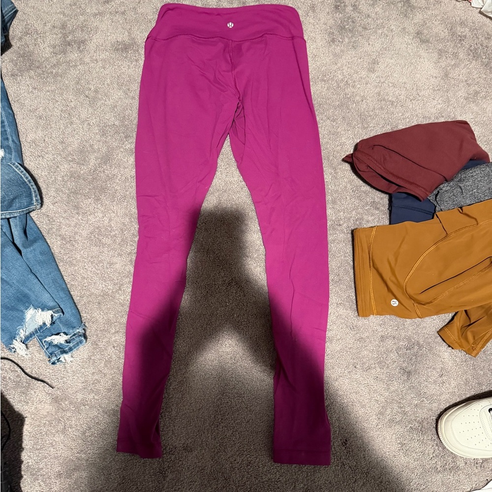 lululemon athletica Magenta Leggings